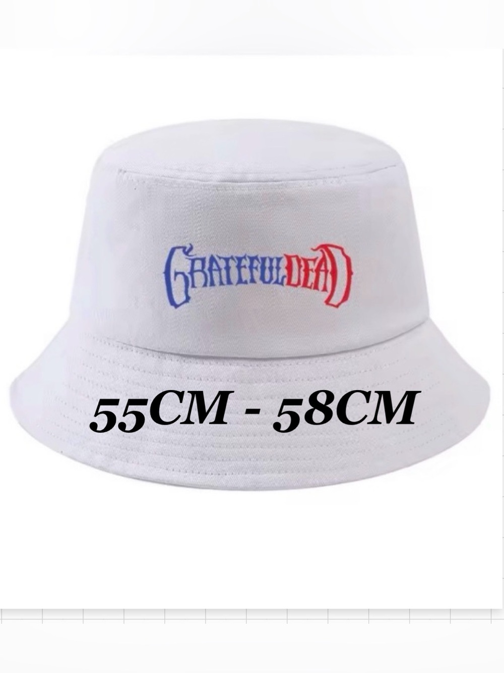 Grateful Dead Embroidered Casual Fishing Festival Tour Panama Unisex Bucket Hat